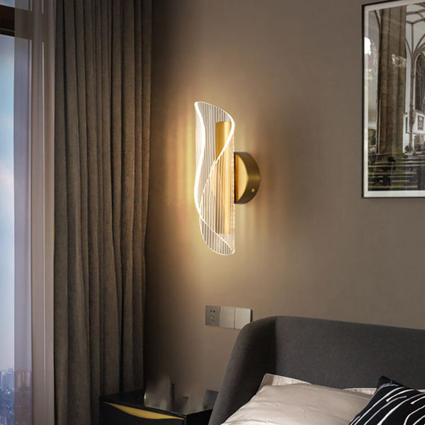 Mercer41 Zinc Alloy LED Armed Sconce Wayfair